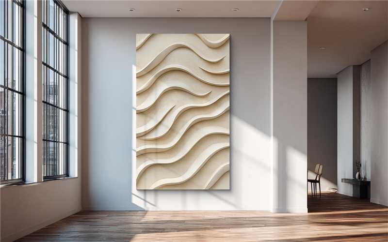 3D Wave Wall Panel