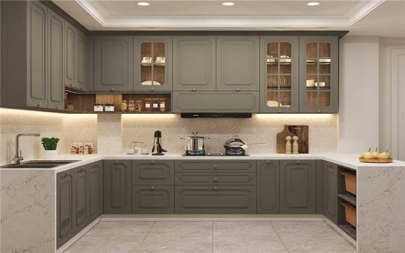 U-Shaped Classic Kitchen
