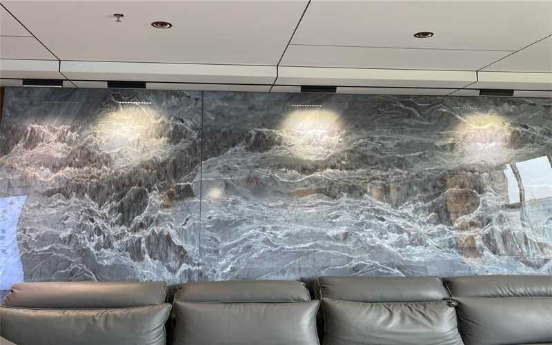 Marble Finish Charcoal